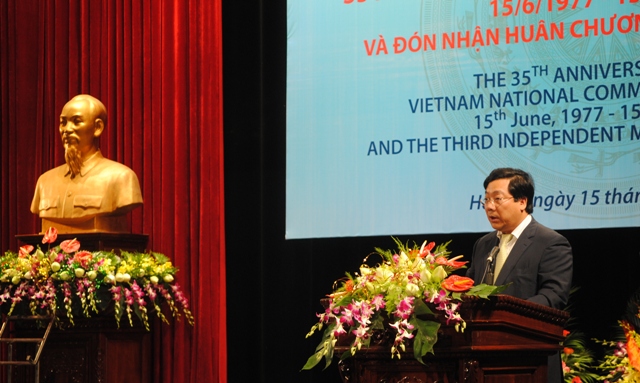 Thứ trưởng Nguyễn Thanh Sơn phát biểu tại buổi Lễ