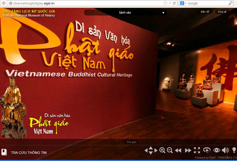 Bảo tàng ảo 3D Khu trưng bày Di sản văn hoá Phật giáo Việt Nam