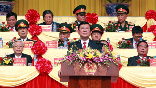 Chủ tịch nước Trương Tấn Sang phát biểu tại Lễ kỷ niệm