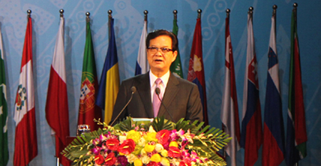 Thủ tướng Nguyễn Tấn Dũng phát biểu tại Lễ bế mạc