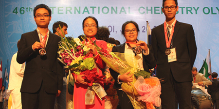 Đoàn Việt Nam xuất sắc giành 2 huy chương Vàng và 2 huy chương Bạc tại ICho 2014