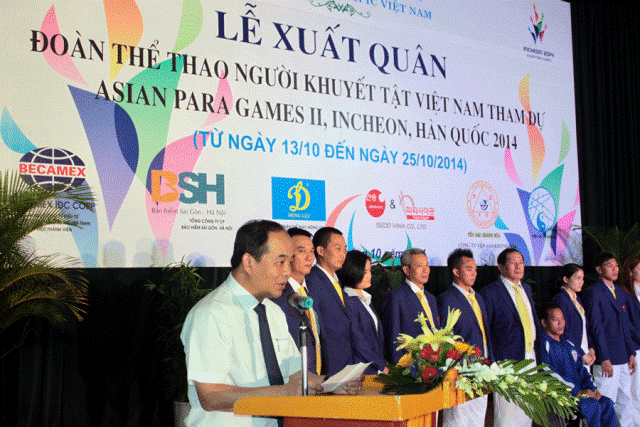 Thứ trưởng Lê Khánh Hải phát biểu tại Lễ xuất quân.