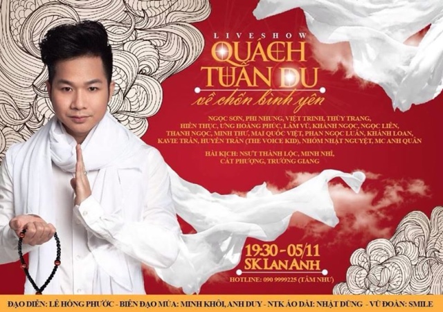 Sau nhiều duyên ngộ với nhà Phật, Quách Tuấn Du đã quyết tâm thực hiện live show nhạc phật đầu tiên tại Việt Nam