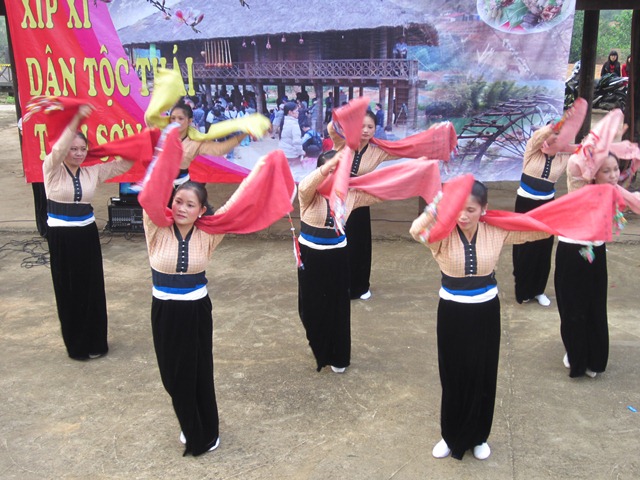 Tiết mục múa đặc sắc của người Thái