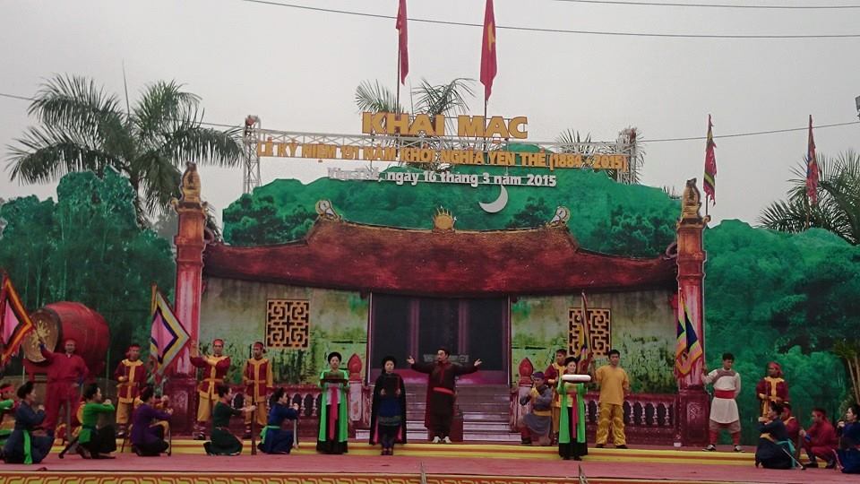 Khai mạc lễ hội Yên Thế 2015