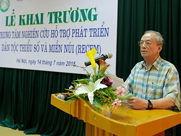 Ông Hà Quế Lâm phát biểu tại buổi lễ