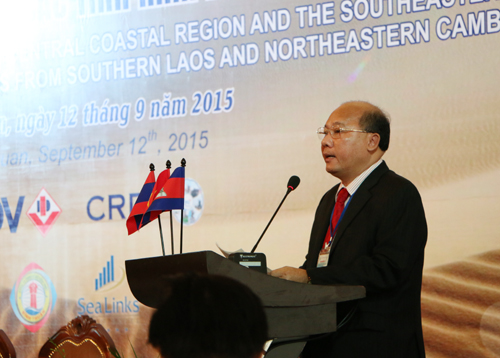 Chủ tịch UBND tỉnh Bình Thuận Lê Tiến Phương phát biểu chào mừng Hội thảo