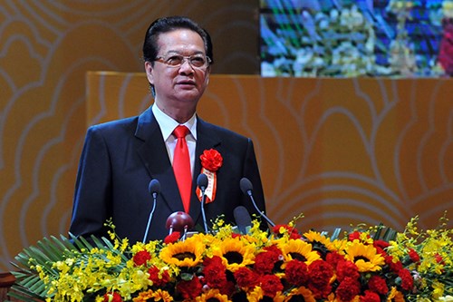 Thủ tướng Chính phủ Nguyễn Tấn Dũng phát biểu khai mạc Đại hội