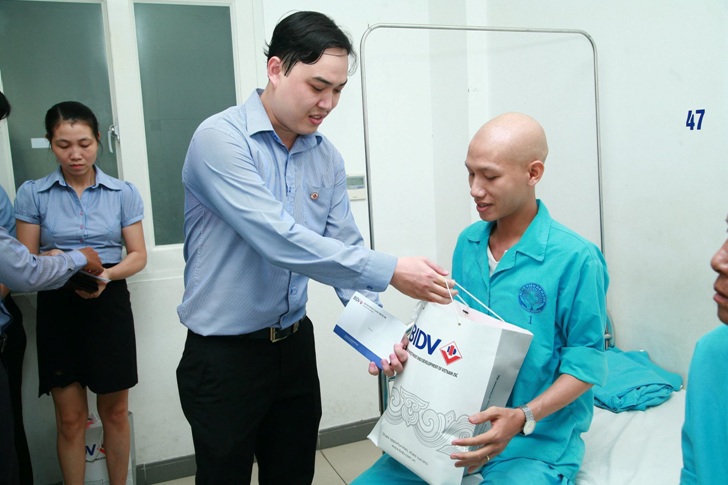 Những phần quà của ngân hàng TMCP Đầu tư và Phát triển Việt Nam BIDV tại thành phố Đà Nẵng, đã góp phần khích lệ tinh thần của người bệnh trong hành trình đấu tranh với bệnh tật hiểm nghèo