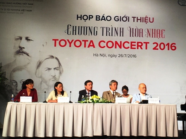 Họp báo giới thiệu chương trình “Hòa nhạc Toyota 2016”