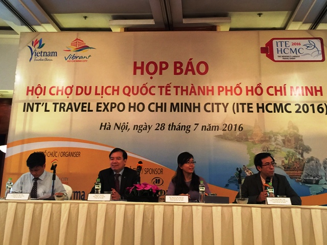 Họp báo giới thiệu về Hội chợ du lịch quốc tế TP Hồ Chí Minh lần thứ 12.