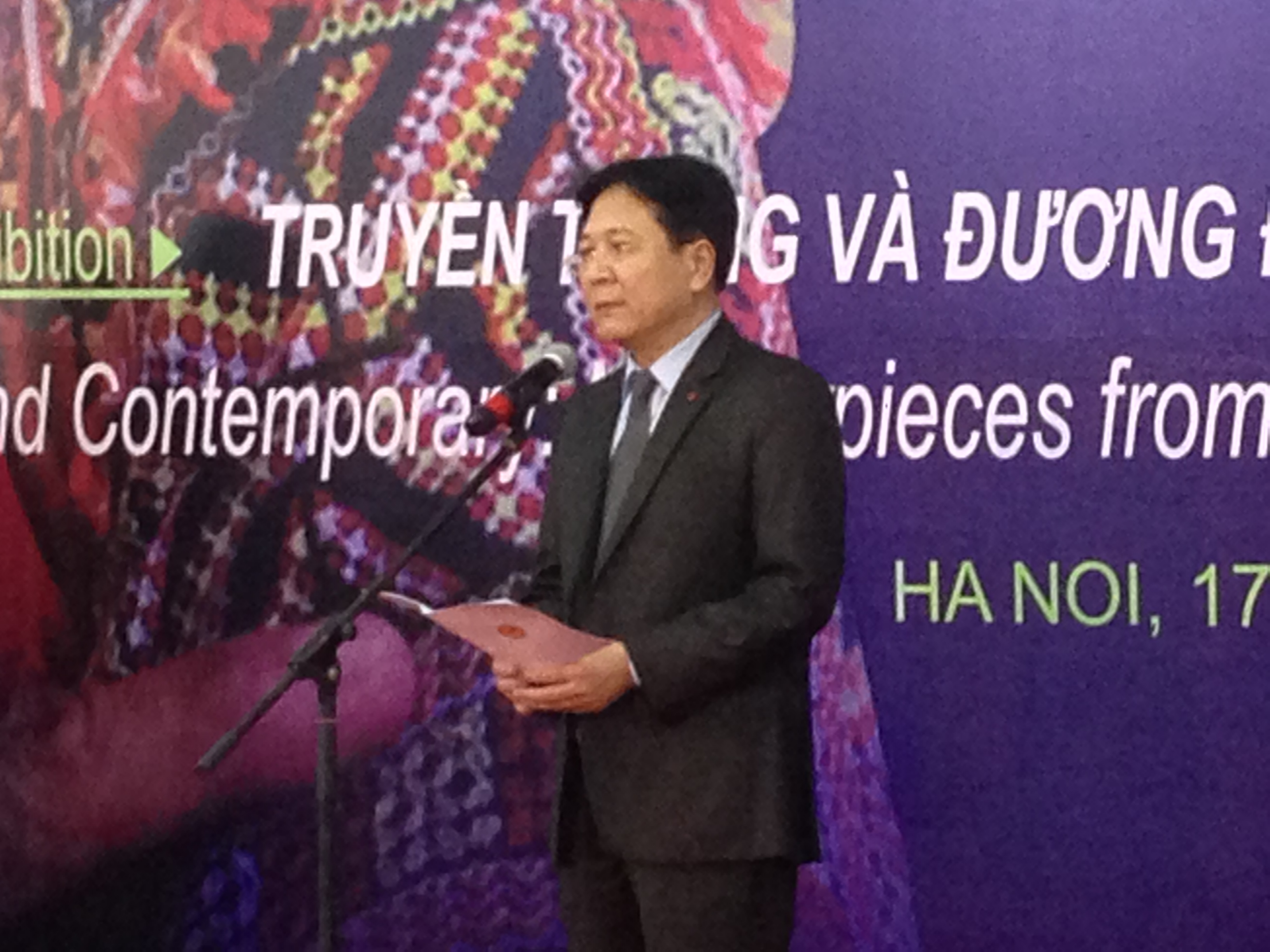 Thứ trưởng Bộ VHTTDL Vương Duy Biên phát biểu tại lễ khai mạc