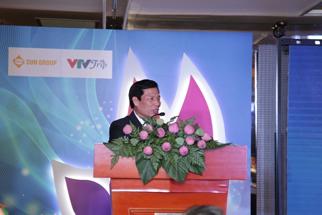 Bộ trưởng Bộ VHTTDL Nguyễn Ngọc Thiện phát biểu tại buổi lễ