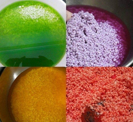 Nguyên liệu và cách tạo màu sản phẩm
