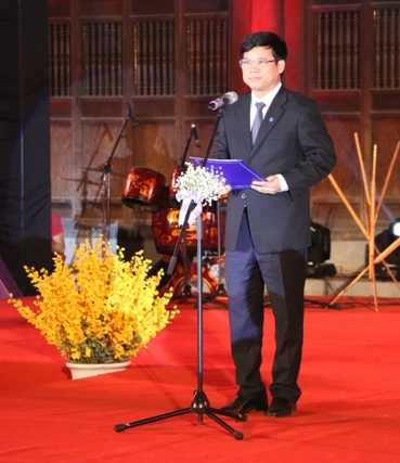 Ông Ngô Văn Quý - Phó Chủ tịch UBND thành phố Hà Nội phát biểu chào mừng buổi tiệc
