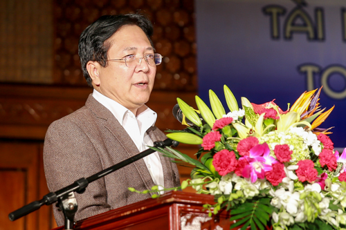 Thứ trưởng Bộ VHTTDL Vương Duy Biên phát biểu tại buổi lễ