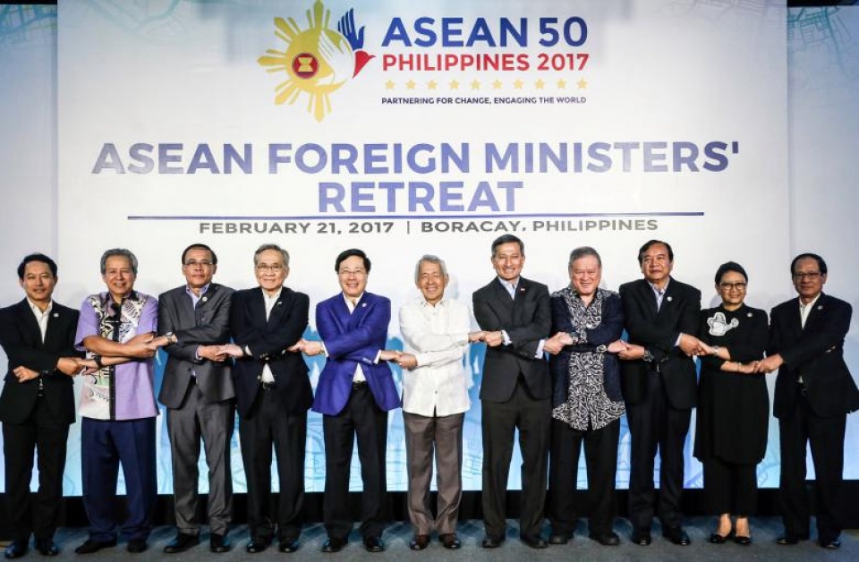 Bộ trưởng Ngoại giao các nước ASEAN và Tổng Thư ký ASEAN tại Hội nghị. Nguồn ảnh: Thế giới&Việt Nam