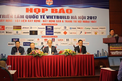 Họp báo Triển lãm quốc tế Vietbuild Hà Nội 2017.