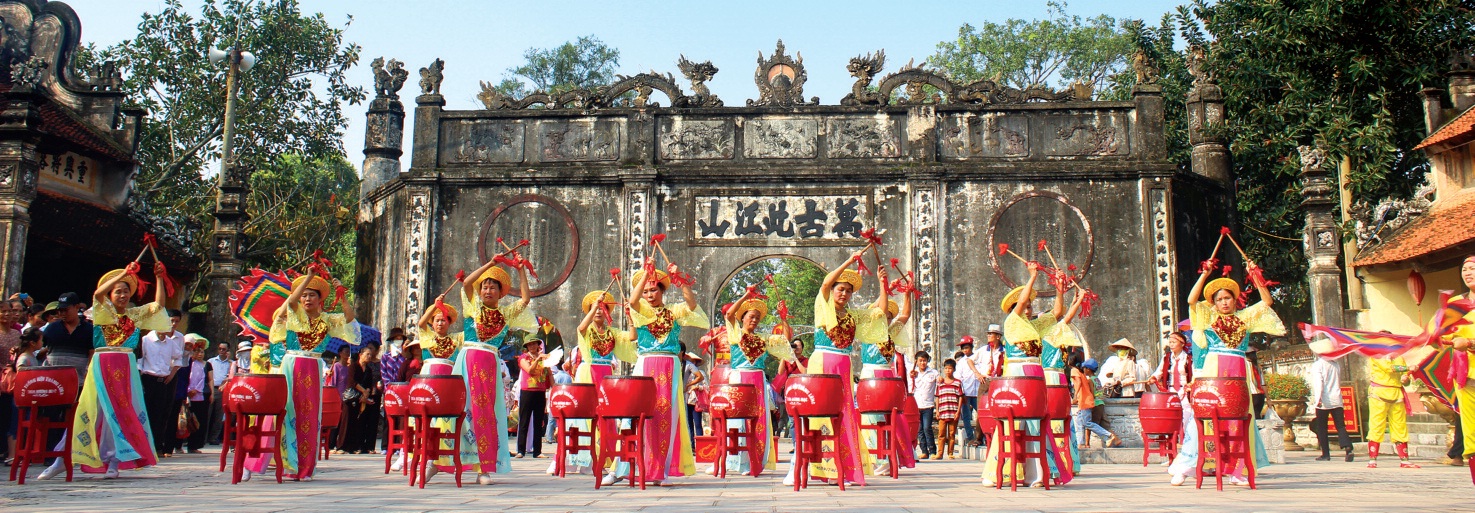 Tiếng trống hội rộn ràng khai mạc mùa Lễ hội Côn Sơn - Kiếp Bạc