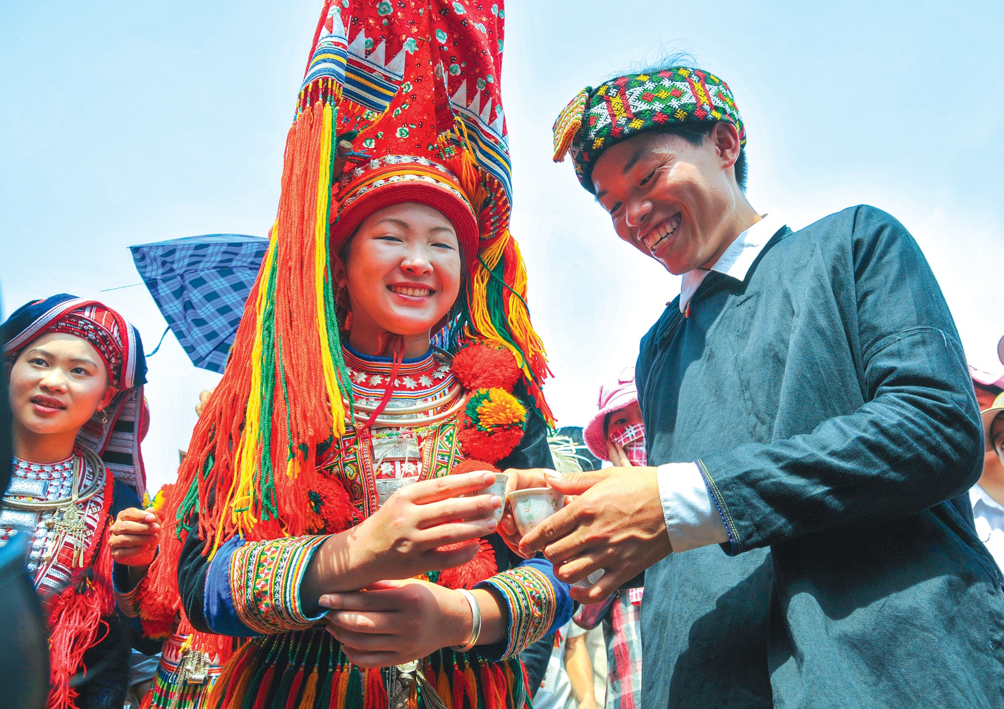 Tái hiện lễ cưới của người Dao Đỏ tại Làng Văn hóa - Du lịch các dân tộc Việt Nam