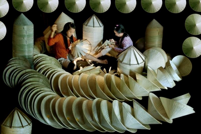 Làng nghề nón lá Mỹ Lam xã Phú Mỹ, huyện Phú Vang, tỉnh TT Huế 