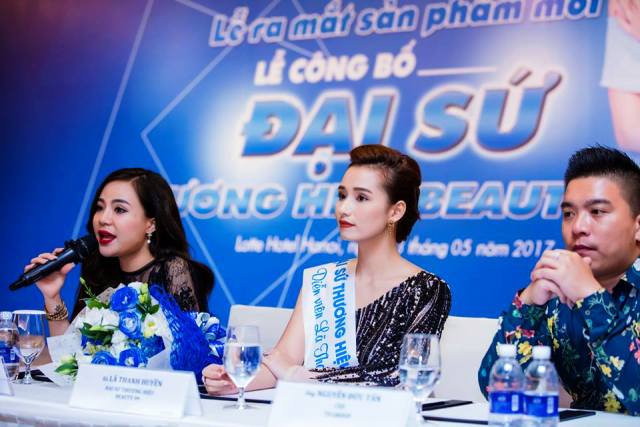 Lã Thanh Huyền hiện là Đại sứ thương hiệu Beauty 99 - một sản phẩm mới ra mắt của TS NATURAL.