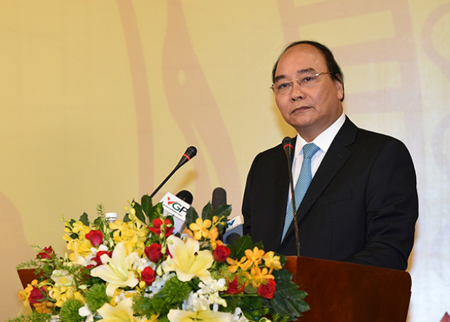 Thủ tướng Chính phủ Nguyễn Xuân Phúc phát biểu tại Hội nghị