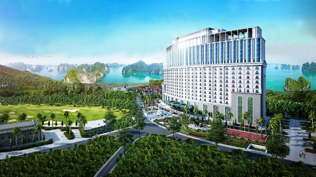 Hình ảnh phối cảnh của FLC Grand Hotel Hạ Long.