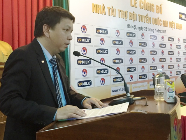 Tổng thư ký LĐBĐVN Lê Hoài Anh phát biểu tại buổi lễ