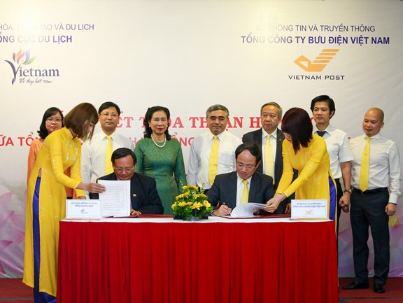 Tổng cục Du lịch và Tổng Công ty Bưu điện Việt Nam ký kết thỏa thuận hợp tác