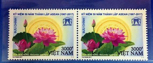 Bộ tem kỷ niệm 50 năm thành lập ASEAN
