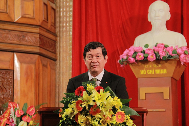 Thứ trưởng Bộ VHTTDL Huỳnh Vĩnh Ái phát biểu tại buổi lễ