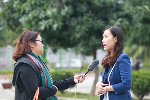 (Ảnh 3) Bà Nguyễn Phương Linh - Giám đốc MSD nhấn mạnh ngoài việc xây dựng thi công công trình tiếp cận là một việc, để đảm bảo quyền lợi của Người khuyết tật