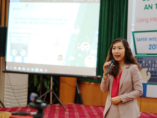 Bà Nguyễn Phương Linh - Quyền Viện trưởng MSD phát biểu khai mạc sự kiện