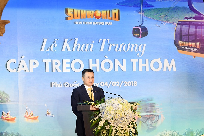 Ông Phạm Vũ Hồng - Chủ tịch UBND Tỉnh Kiên Giang phát biểu tại Lễ khai trương