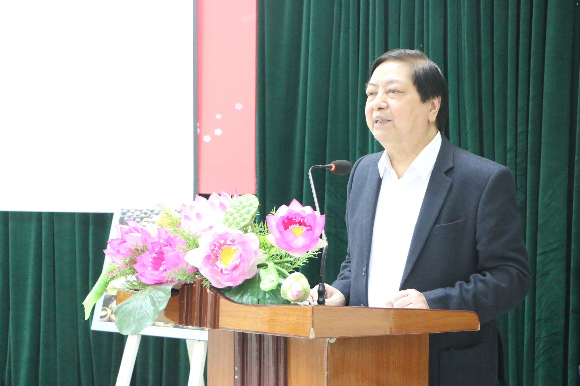 Ông Đặng Đình An – Chủ tịch Hội NANT phát biểu tại buổi lễ
