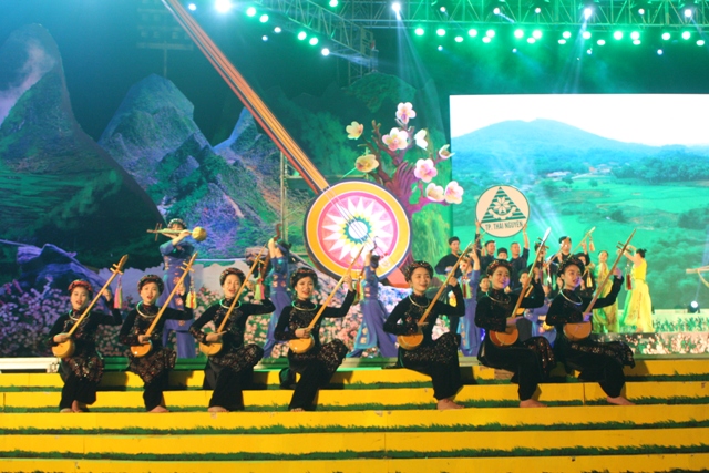 Chương trình nghệ thuật tại Liên hoan hát Then - đàn Tính các dân tộc Tày, Nùng, Thái toàn quốc lần thứ VI tại Hà Giang
