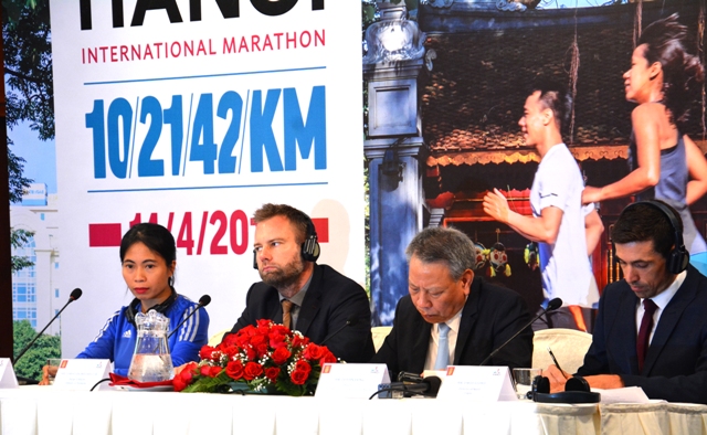 Họp báo Giải chạy marathon quốc tế Hà Nội lần thứ nhất