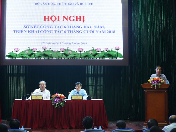 Bộ trưởng Bộ VHTTDL Nguyễn Ngọc Thiện chủ trì Hội nghị