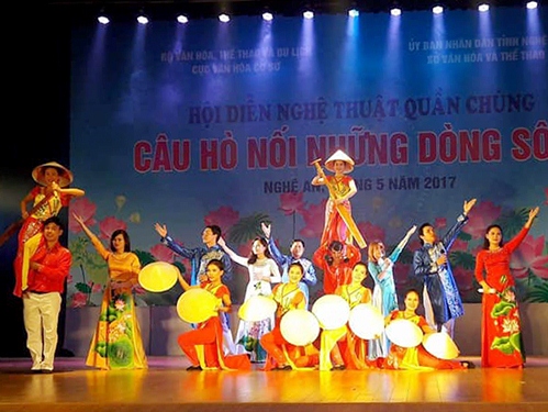 Hội diễn năm 2017 tại Nghệ An