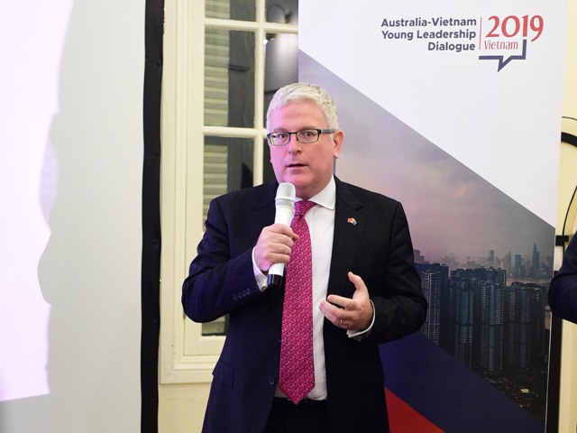 Đại Sứ Úc tại Việt Nam, Ngài Craig Chittick phát biểu tại buổi công bố.