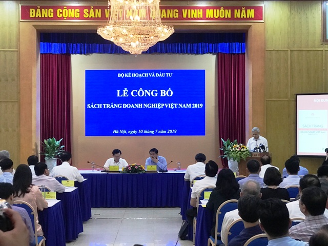 Lễ công bố Sách trắng doanh nghiệp Việt Nam 2019.