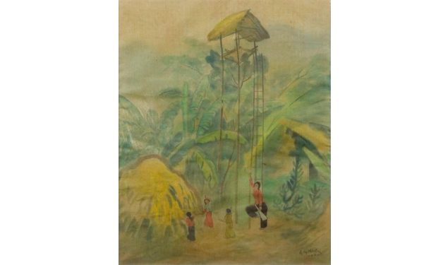 Tác phẩm đấu giá của họa sĩ Dương Hướng Minh