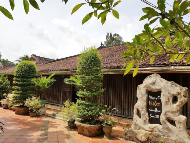 Nhà cổ Út Kiệt được xây dựng vào năm 1838 trên diện tích 1.000m²