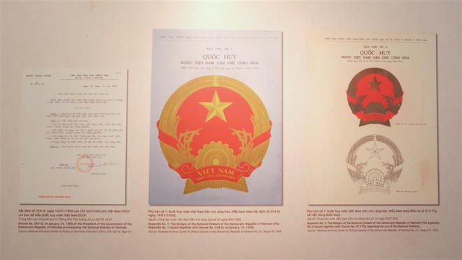 Mẫu Quốc huy Việt Nam chính thức được ban hành vào ngày 14/1/1956