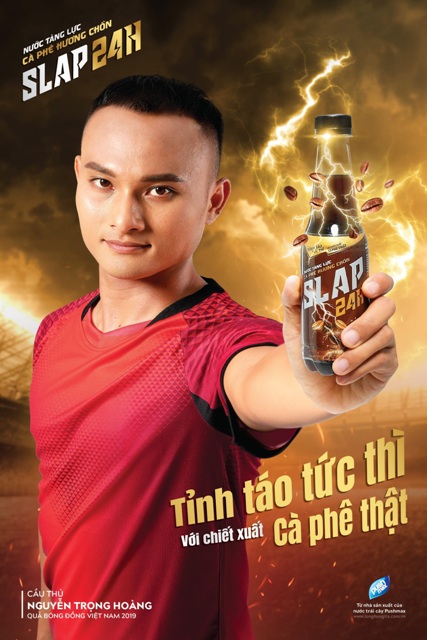 Cầu thủ Nguyễn Trọng Hoàng là Đại sứ thương hiệu của SLAP 24H.