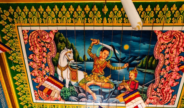 Bức bích họa đặc sắc thể hiện tư tưởng Phật giáo, thông qua con đường tu hành của Phật Thích Ca