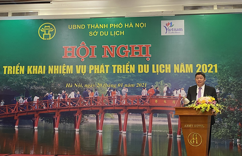 Phó Chủ tịch UBND TP. Hà Nội Nguyễn Mạnh Quyền phát biểu chỉ đạo tại hội nghị