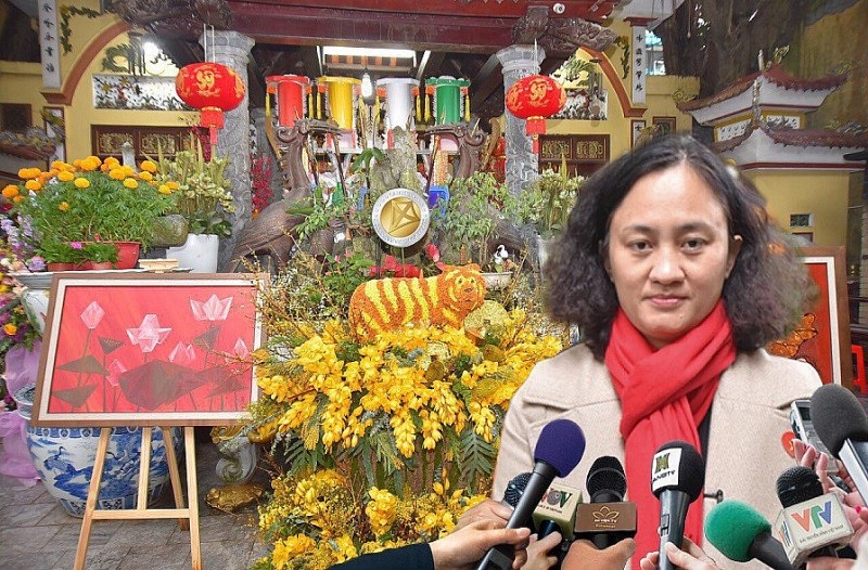 Bà Phạm Thị Thanh Hường, Trưởng Ban Văn hóa của Tổ chức UNESCO tại Việt Nam. 