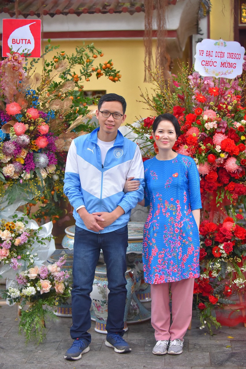 “ Đại diện công ty cổ phần đầu tư Butta Technology Việt Nam bà Nguyễn Thị Kim Đức và ông Nguyễn Tài Tuệ tham dự chương trình.